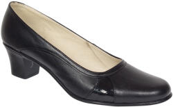 Ciucaleti LUX Pantofi dama casual din piele naturala Negru Box - STD34N, marimea 39