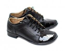 CIUCALETI Pantofi dama piele naturala, casual cu lac - Made in Romania DAMABOXLACN, marimea 40