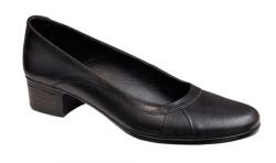 Ciucaleti LUX Pantofi dama casual din piele naturala Negru BOX STD32N, marimea 39