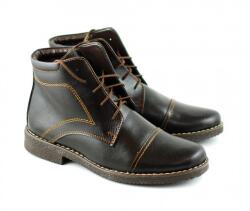 CIUCALETI Ghete barbati casual - elegante din piele naturala maro ET99SM, marimea 43