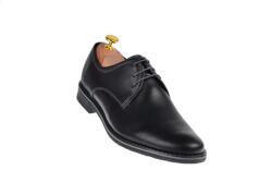 Ciucaleti LUX Pantofi barbati, model casual din piele naturala box, culoare neagra - 336NBOX, marimea 40