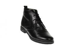 CIUCALETI Ghete dama negre, casual, din piele naturala - G02NBOX, marimea 37