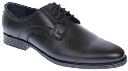 Ciucaleti Pantofi barbati eleganti din piele naturala de culoare neagra GKR31N, marimea 37