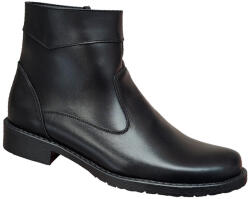 RUSAY Ghete barbati casual, din piele naturala, cu fermoar, imblanite, Y044N, marimea 41