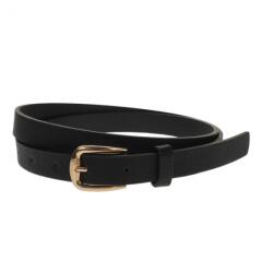 CK LEATHER Curea dama, casual-eleganta, din piele ecologica, latime 1.8 cm, negru - CKD034