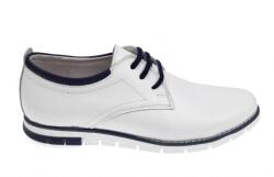 Ciucaleti LUX Pantofi barbati sport din piele naturala Alb GKR107A, marimea 40