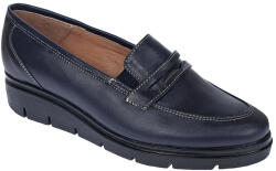 CIUCALETI Marimi 35. 40 Pantofi dama casual din piele naturala bleumarin P105BLBOX, marimea 35