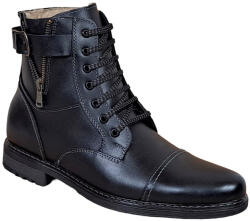 CIUCALETI Ghete barbati, din piele naturala, imblanite, Negru Oxford - 2065NBOX, marimea 44
