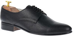 NIC-MAR Pantofi barbati eleganti din piele naturala - Model Negru NIC211SIRNP, marimea 44
