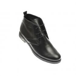 CIUCALETI Ghete dama negre casual din piele naturala - G01NBOXN, marimea 36
