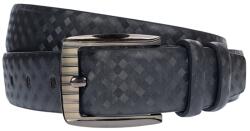 NANO BELTS Curea barbati, casual, latime 3.7cm, Negru, piele eco - CK137N