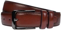 NANO BELTS Curea barbati, casual, latime 3.7cm, Maro, piele eco - CK139M