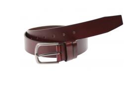 ALPIN POLO Curea barbati eleganta, din piele naturala, visinie 3.5 cm - DR1218VIS - ciucaleti