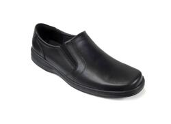 Ciucaleti j Pantofi barbati eleganti, din piele naturala, Negru, Elastic - DINO Negru, marimea 46