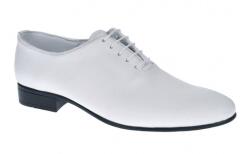 Ellion Pantofi barbati eleganti din piele naturala Enzo Alb 475, marimea 43