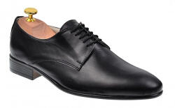 NIC-MAR Pantofi barbati eleganti din piele naturala - Model Negru NIC211SIR, marimea 39