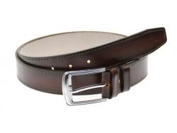 Color Belts Curea barbati eleganta, din piele naturala, maro 3.5 cm - DR1170CIOC
