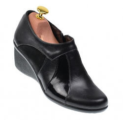 CIUCALETI Oferta Botine dama din piele naturala cu platforma de 5 cm LG13306NL, marimea 37