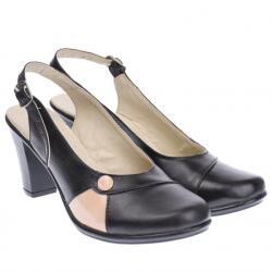 MV Ciucaleti Pantofi dama eleganti, piele naturala, Made in Romania, PS46NUD, marimea 35
