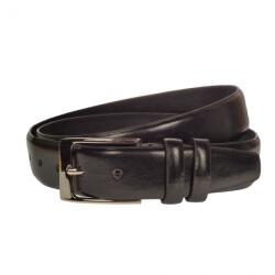 NANO BELTS Curea barbati, casual-eleganta, din piele ecologica, latime 3.5 cm, negru - NB026