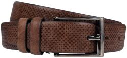 Alpe Leather Curea barbati, eleganta, pentru costum, din piele naturala, Maro, 3.4cm - CK63M - ciucaleti
