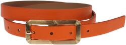 CK LEATHER Curea dama, casual-eleganta, din piele ecologica, latime 2 cm, portocaliu - CRD010PO