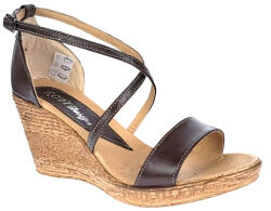 CIUCALETI Sandale dama din piele naturala maro - Made in Romania S7MARO, marimea 35
