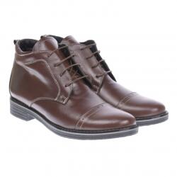 CIUCALETI Ghete barbati din piele naturala casual-elegant, imblanite, cu sireturi, GBOND1M, marimea 44