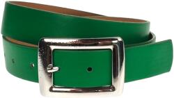 CK LEATHER Curea dama, casual-eleganta, din piele ecologica, latime 3 cm, verde - CRD006V