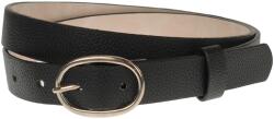 CK LEATHER Curea dama, casual-eleganta, din piele ecologica, latime 2.5 cm, negru - CRD022Na