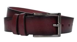 Ciucaleti Curea barbati, casual, eleganta, din piele naturala, Grena, 3.5cm - CK39VIS - ciucaleti