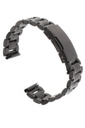 Curea de ceas din metal, 14 mm x 17 cm, negru - ciucaleti