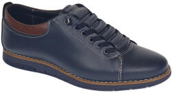 Ciucaleti Pantofi casual barbati din piele naturala - Model Markus AS Bleumarin - Maro, marimea 37