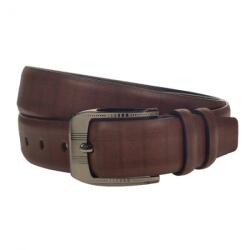 CK LEATHER Curea barbati, casual-eleganta, din piele ecologica, latime 3.5 cm, maro - CK183M
