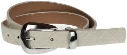 Ciucaleti Curea dama, casual-eleganta, din piele ecologica, latime 2.5 cm, alb - CRD026A