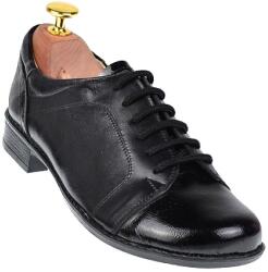 CIUCALETI Pantofi dama negri casual din piele naturala, foarte comozi - Made in Romania P10NNL, marimea 39