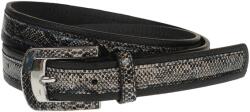 CK LEATHER Curea dama, casual-eleganta, din piele ecologica, latime 2.5 cm, negru - CRD021N