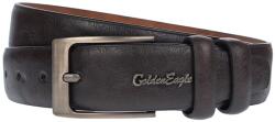 NANO BELTS Curea barbati, casual, latime 3.7cm, Maro, piele eco - CK137M