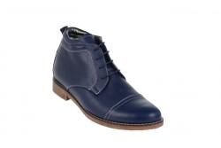 CIUCALETI Ghete barbati din piele naturala, culoare bleumarin, imblanite, BOND1BLTPM, marimea 42