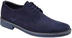 CIUCALETI Pantofi barbati casual din piele naturala intoarsa Bleumarin - 855VELBLM, marimea 43