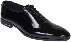 Ciucaleti Pantofi barbati eleganti din piele naturala negru lac - GKR98NL, marimea 37