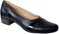 Ciucaleti LUX Pantofi dama comozi si eleganti din piele naturala Negru - MVS76N, marimea 39