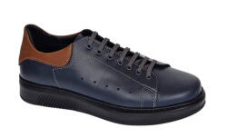 Ciucaleti Pantofi casual barbati din piele naturala - Model Cairo Bleumarin 23XBL, marimea 40