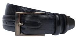 NANO BELTS Curea barbati, eleganta pentru costum, latime 3.5cm, negru, piele eco - CK99N