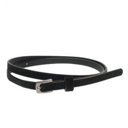 CK LEATHER Curea dama, casual-eleganta, din piele ecologica, latime 1 cm, negru - CKD004