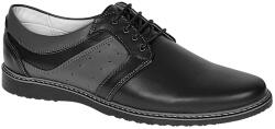 Ciucaleti S Pantofi barbati casual din piele naturala Negru GKR32N, marimea 39