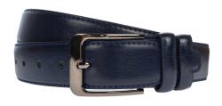 NANO BELTS Curea barbati, eleganta pentru costum, latime 3.8cm, bleumarin, piele eco - CK94BL
