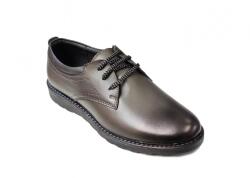 Lucianis Style Pantofi barbati eleganti, din piele naturala, Gri, CIUCALETI SHOES, marimea 42