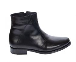 Ciucaleti LUX Ghete barbati office, elegante din piele naturala cu fermoar, Negru GMORISN, marimea 41