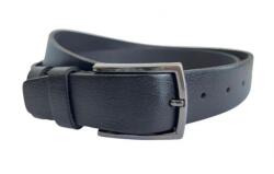 Lucianis Style Curea barbati, casual, eleganta, din piele naturala, Negru - CK12N